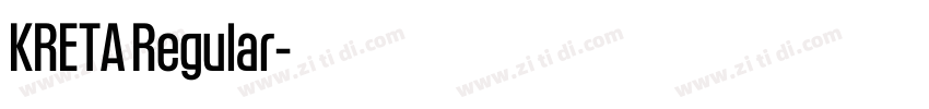 KRETA Regular字体转换